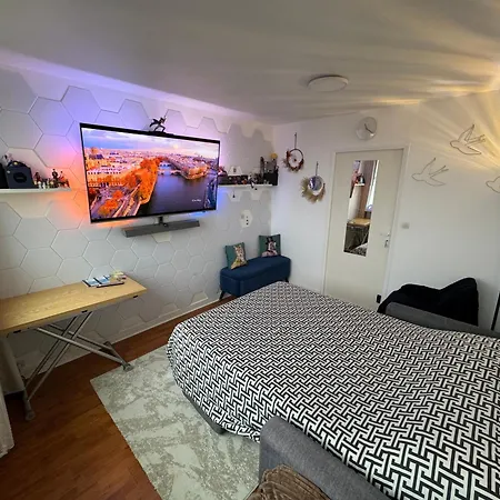 Guest In A Shared - Metro 7 And Tramway T3a 게스트하우스 파리